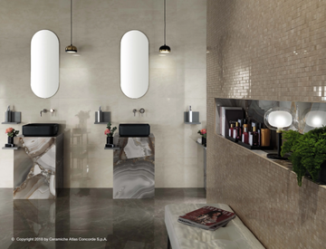 MARVEL EDGE - White-paste wall tiles with marble effect by Atlas Concorde - view 3